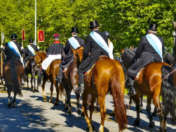Końska procesja w Dzień Wniebowstąpienia Chrystusa